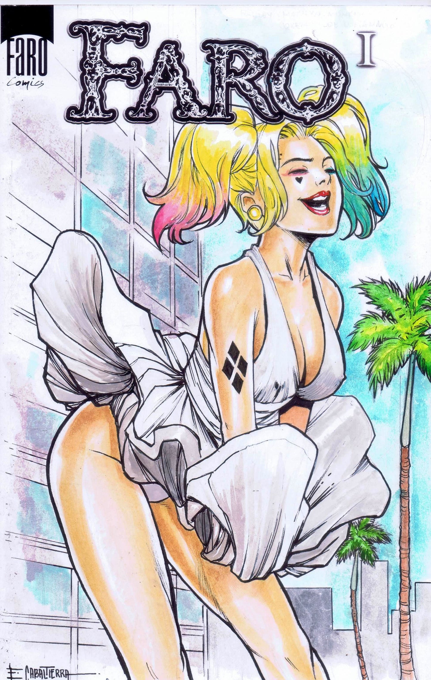 Happy Harley Days #1 – Digital Download | Harley Quinn & Jessica Rabbit Mature Full-Color Pinup Art & Commissions