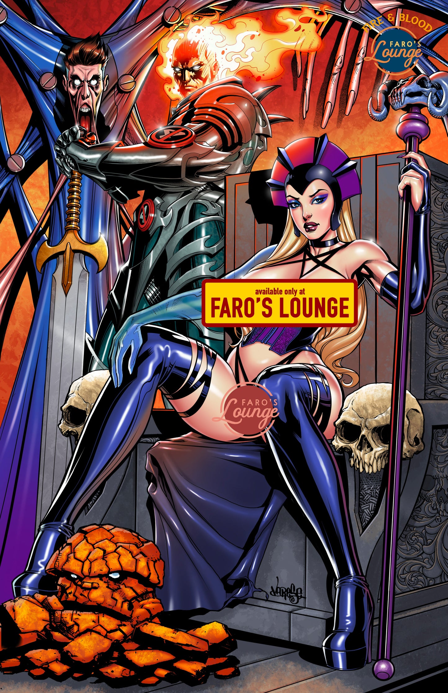 House Storm – Fantastic Four Fire & Blood | Mature Art Book | Faro's Lounge