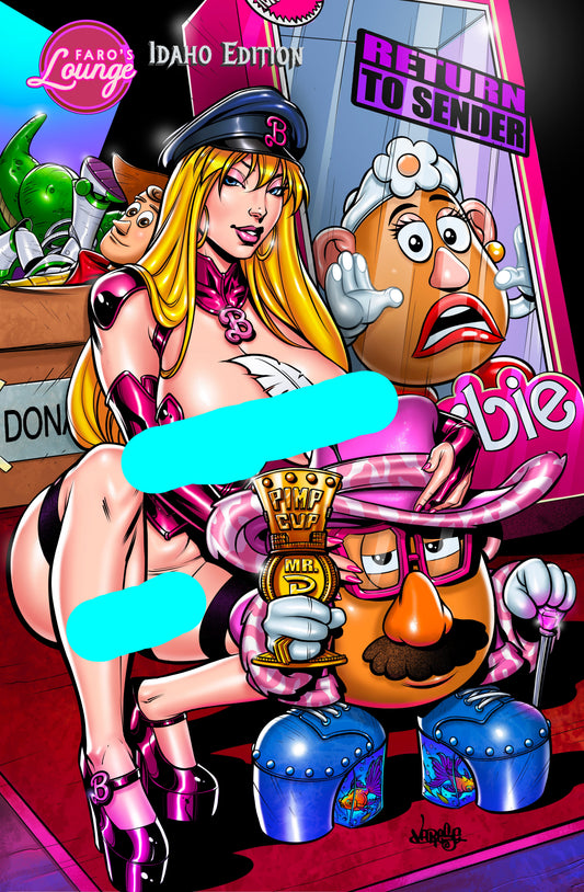 American Safari Sketchbook: Idaho – Mr. Potato Pimp & Malibu Barbie Toy Story Parody Mature B&W Pinup Art & Erotic Stories