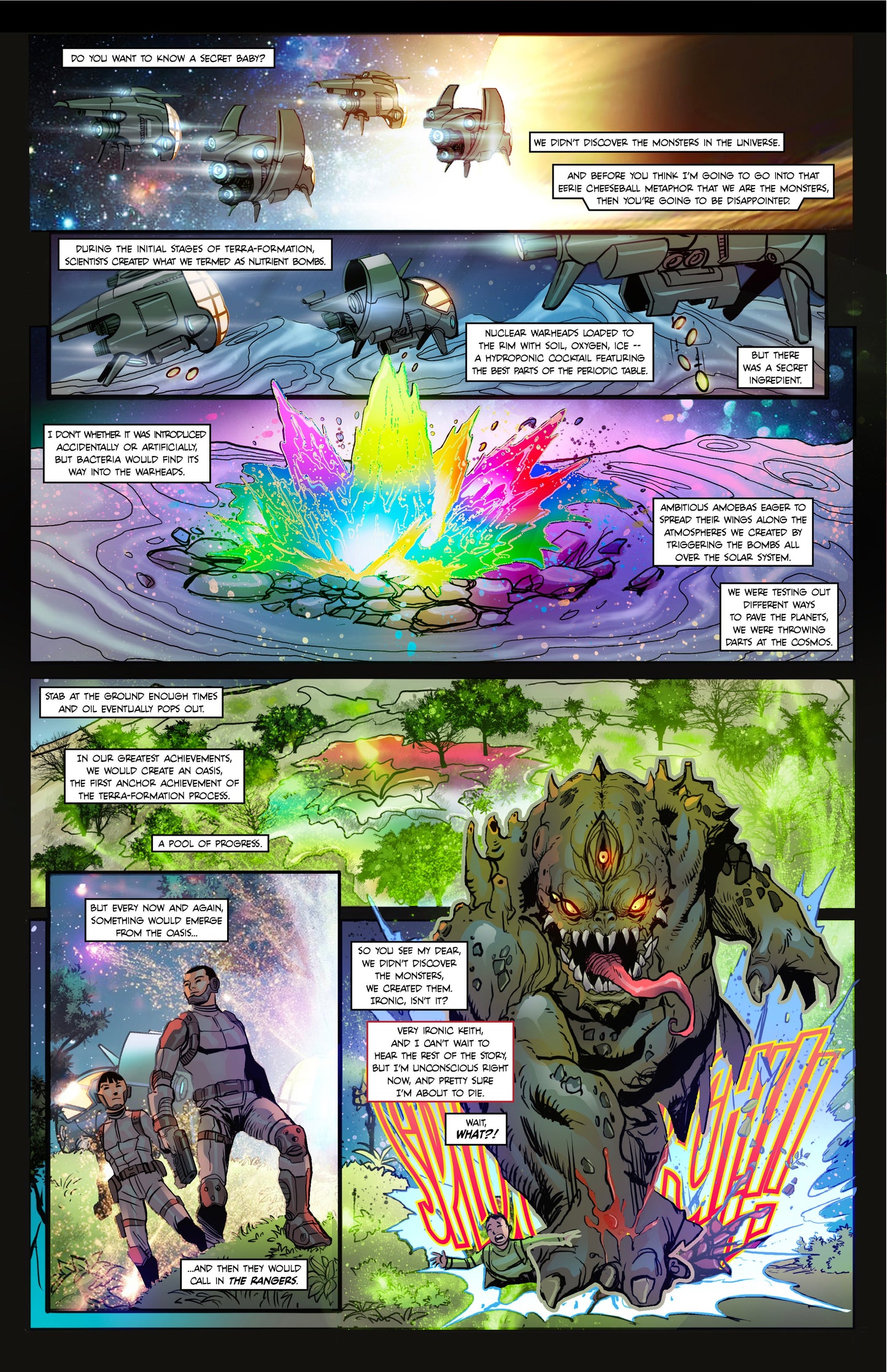 Pixi Runner #6 – Double Tails: Mermaid Ménage | Mature Sci-Fi Comic | Faro's Lounge