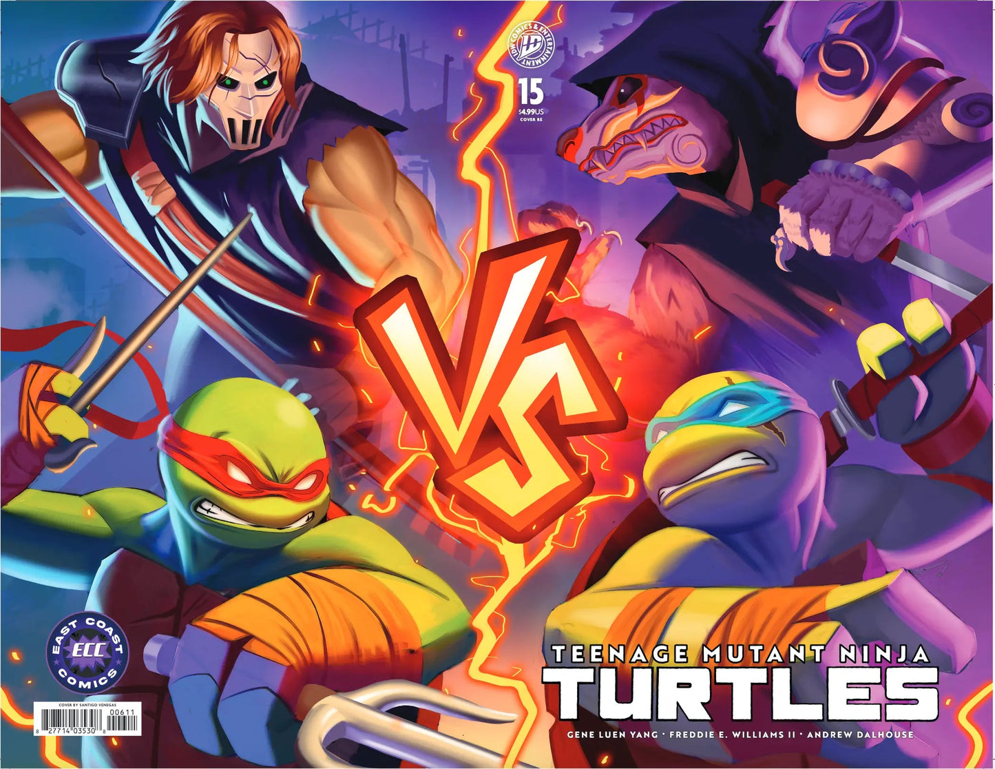 Teenage Mutant Ninja Turtles #15 - ECC Santiago Venegas Exclusive (Right Side Wrap-Around) (2/11/26)