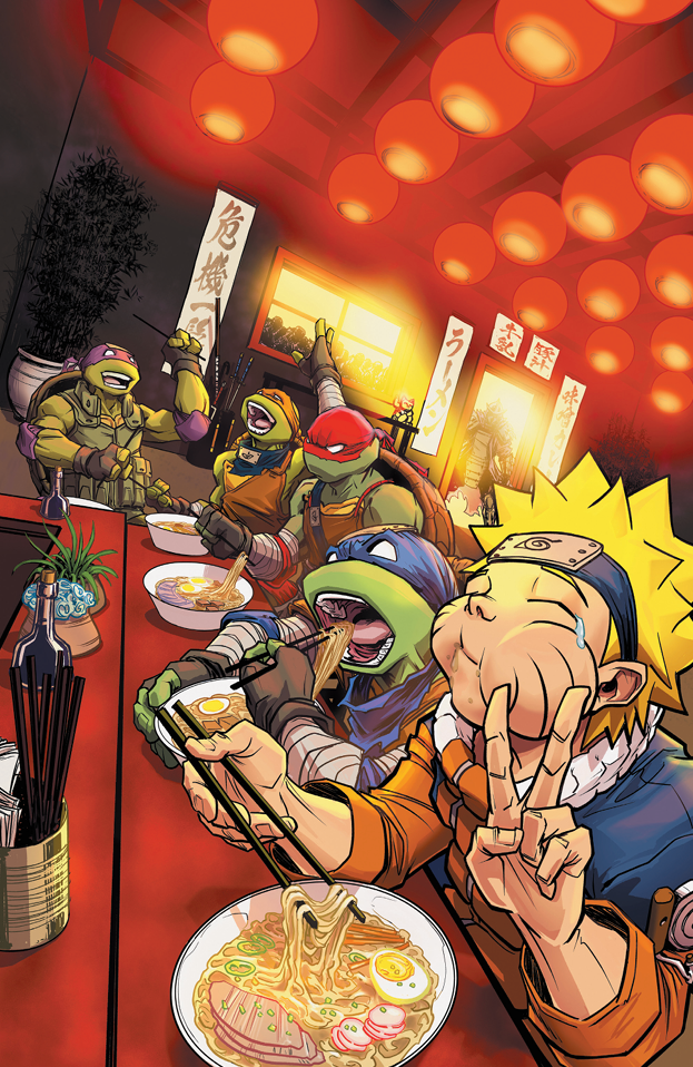 TEENAGE MUTANT NINJA TURTLES X NARUTO #1 Todd Beats Variant SAN FRANCISCO FAN EXPO EXCLUSIVE