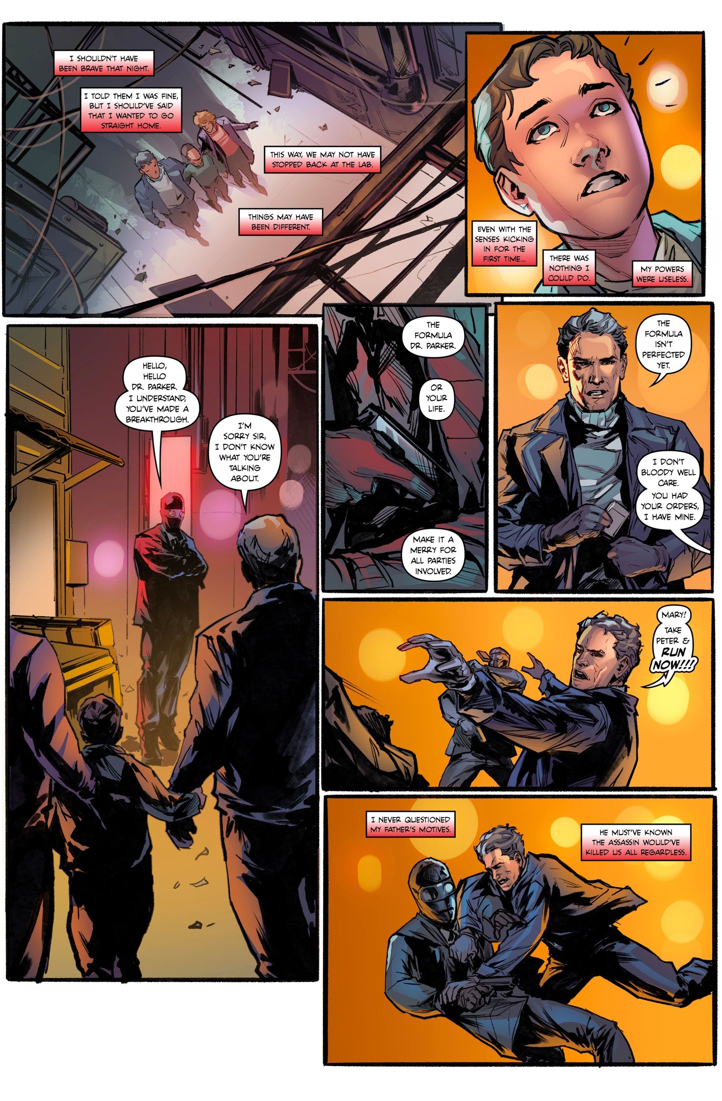 The AracKnight #1 & #2 – Digital Download | Spider-Man vs Kraven the Hunter & Dr. Octopus Dark Reinvention Comic