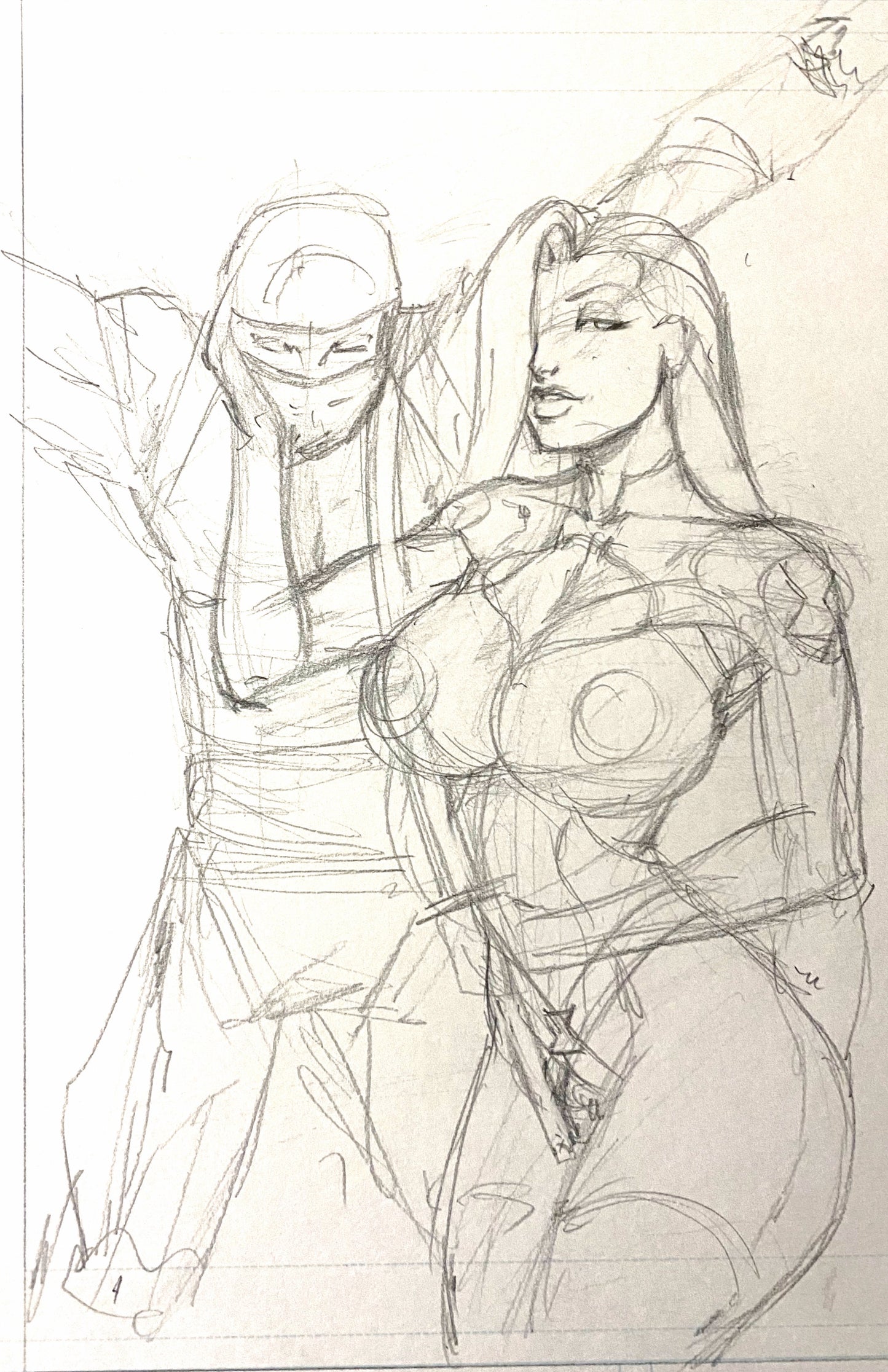 Anti-Valentine's #2 – Jessica Rabbit as The Baroness Pinup Art by Faro Kane