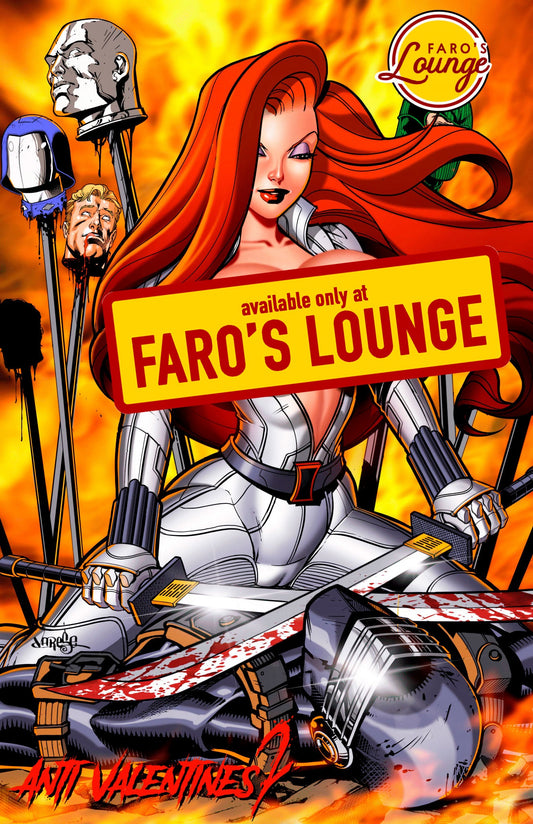 Anti-Valentine's #2 – Jessica Rabbit as White Widow Pinup Art by Faro Kane