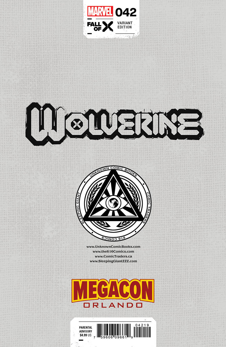 WOLVERINE #42 TYLER KIRKHAM MEGACON 2024 EXCLUSIVE 👉 [FULL LANDSCAPE] VIRGIN VAR (02/14/2024)