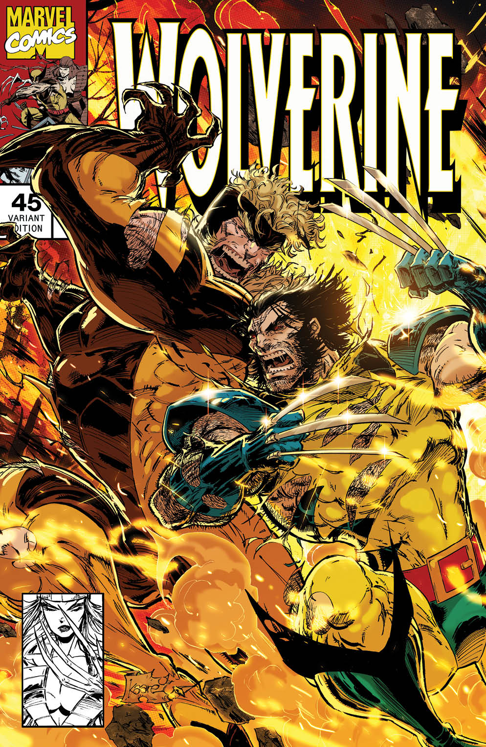 [Signed by Kaare Andrews] WOLVERINE 45 UNKNOWN COMICS KAARE ANDREWS EXCLUSIVE VAR [IN STOCK]