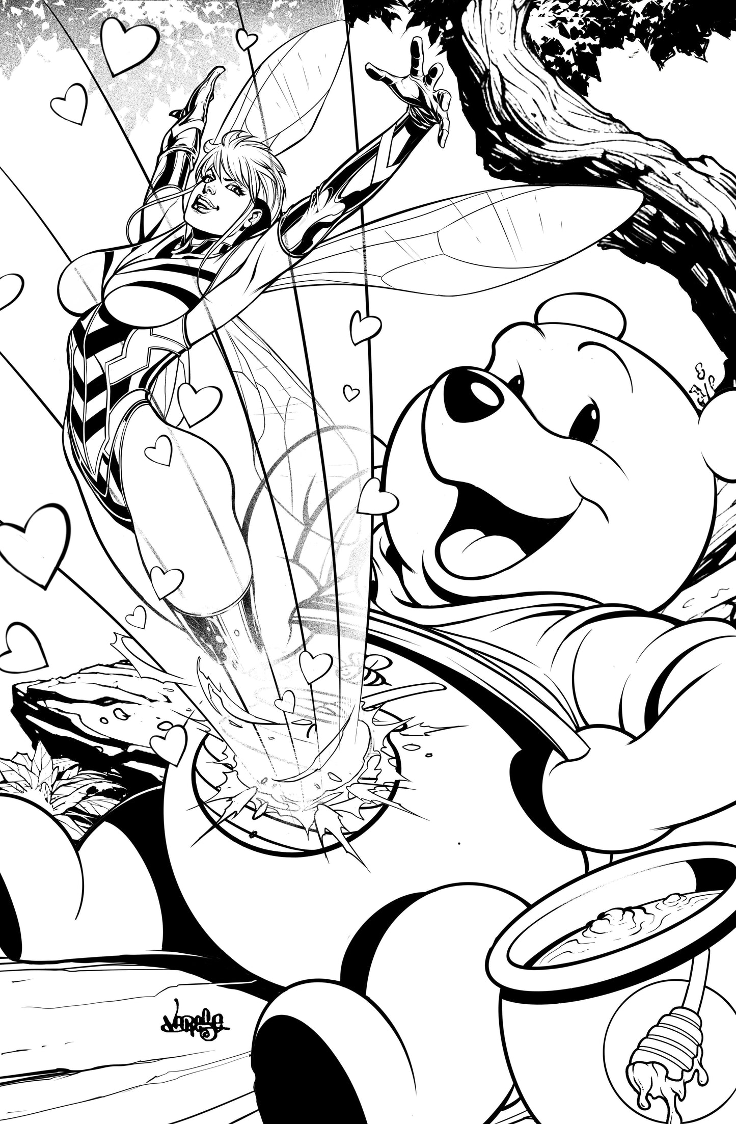 Winnipeg Comic Con LTD – All Natural Wasp: Alien Hybrid Rainbow Care Bear Variant | Faro's Lounge