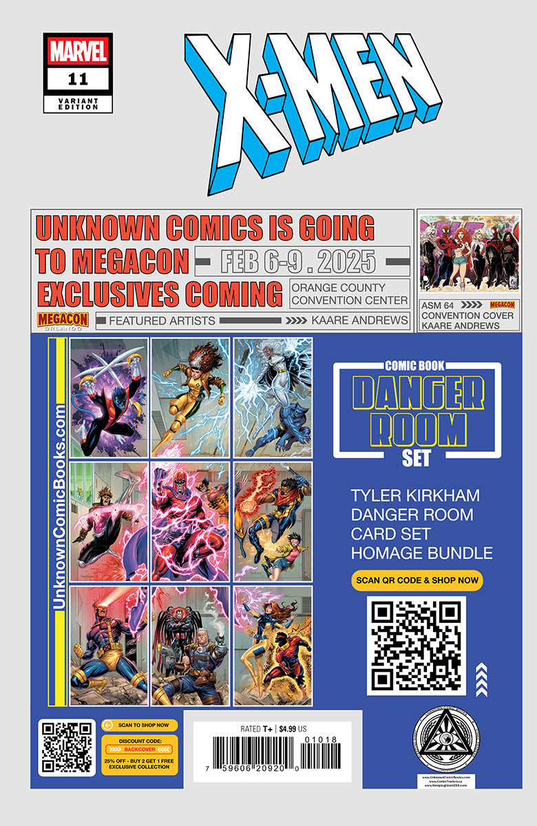 X-Men #11 Unknown Comic Alexander Lozano Exclusive Virgin Var (02/12/2025)