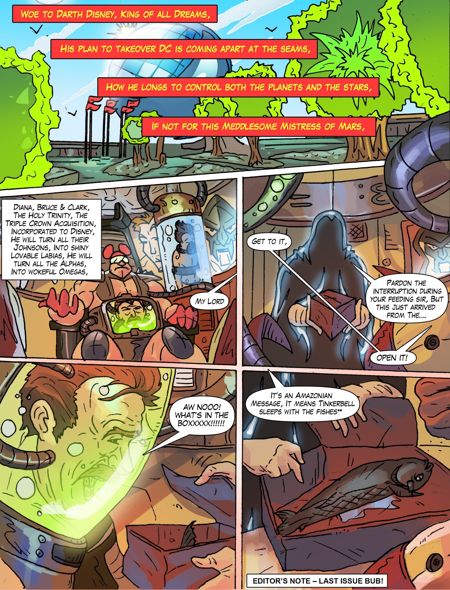 Zeldara: The Mistress of Mars #6 – Darth Disney Rises | Mars Attacks Cover by Budd Root | Faro's Lounge