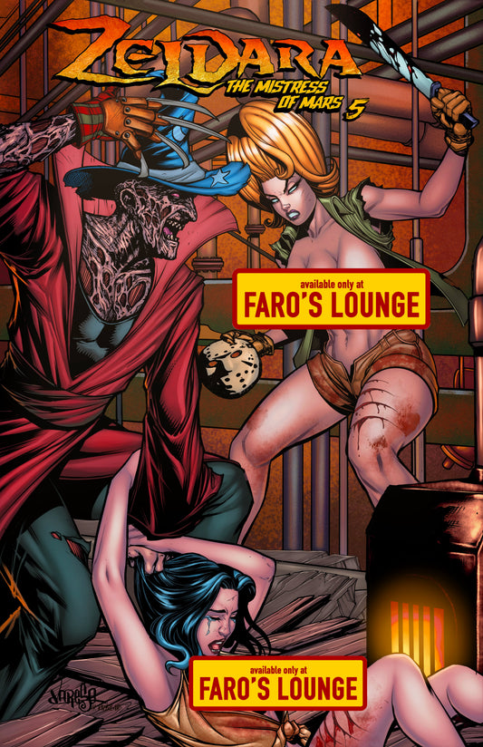 Zeldara: The Mistress of Mars #5 – Digital Download | Sparkles the Crispy Dream Wizard & Lynda Carter Wonder Woman Mature Full-Color Comic