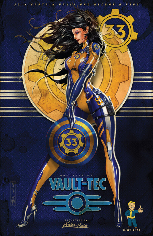 2024 Fallout Captain Trade Metal Cosplay Cover