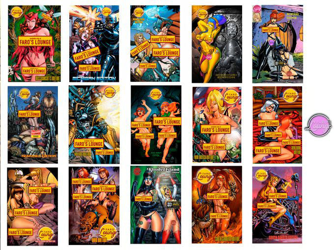 American Safari Sketchbook – Red Sonja Sunset | Florida Edition | Faro's Lounge