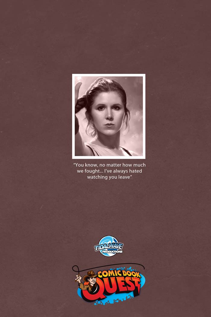 Carrie Fisher #1 Nathan Lorenzana CBQ "Our Princess" Virgin Variant LTD 50