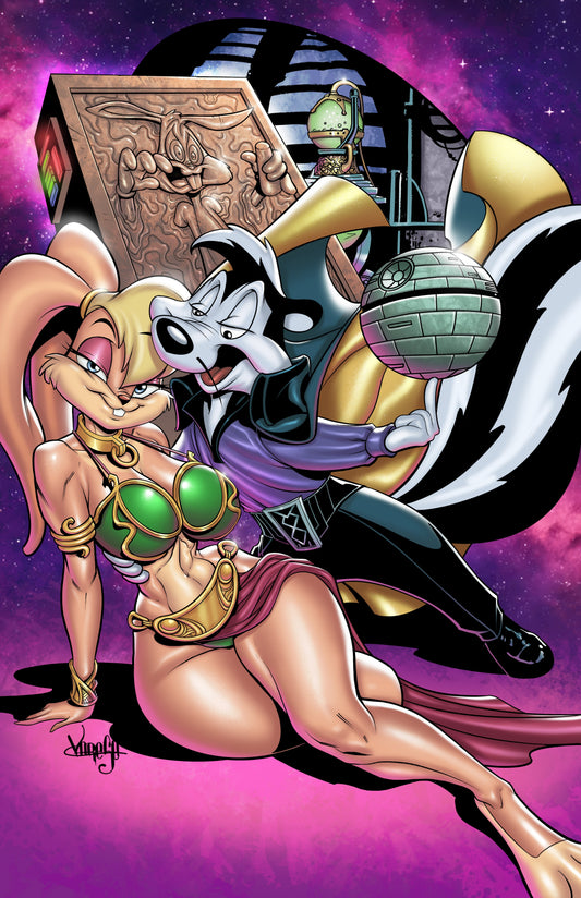 Slave Leia Steel Bikini Spectacular #4 – Slave Lola Bunny & Frozen Bugs LTD 33 | Faro's Lounge