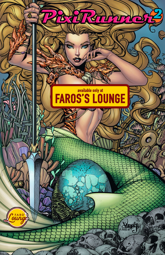 Pixi Runner #2 – Cassiapea Neptune Mermaid | Mature Sci-Fi Comic | Faro's Lounge