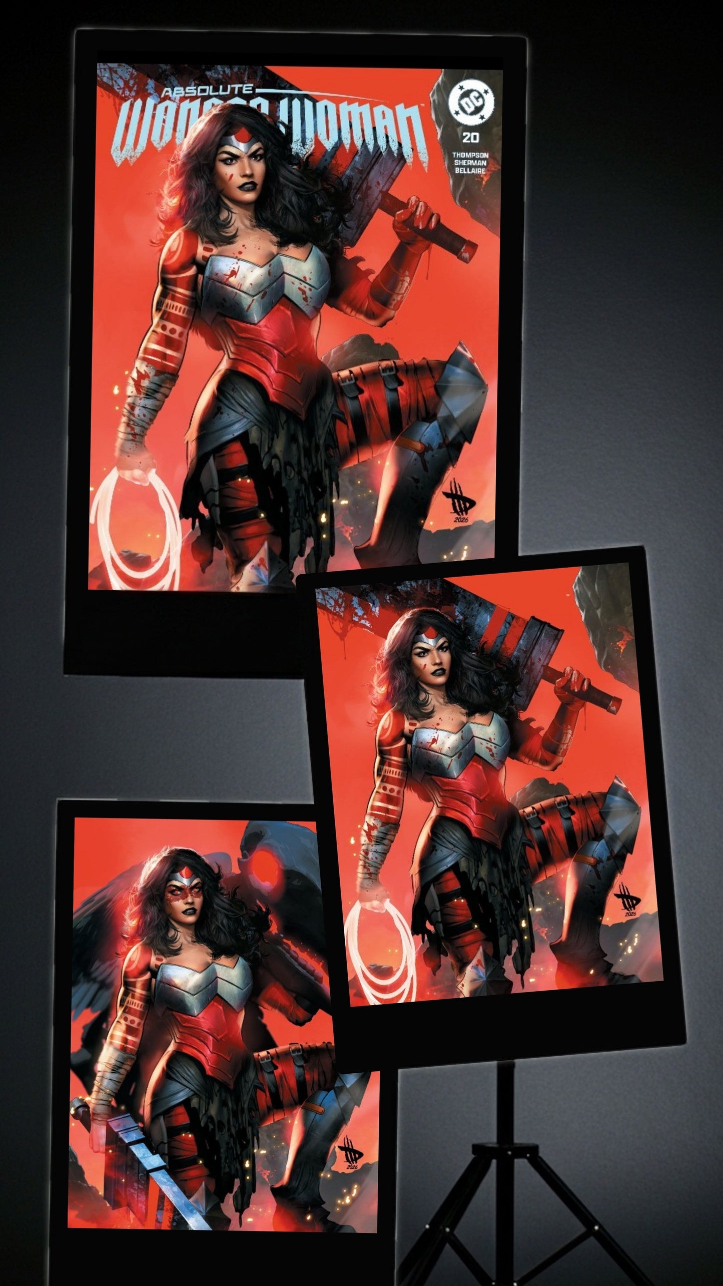 Absolute Wonder woman #20 David Wilkins Master set