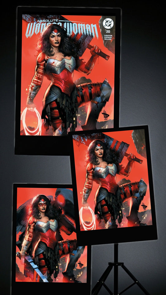 Absolute Wonder woman #20 David Wilkins Master set