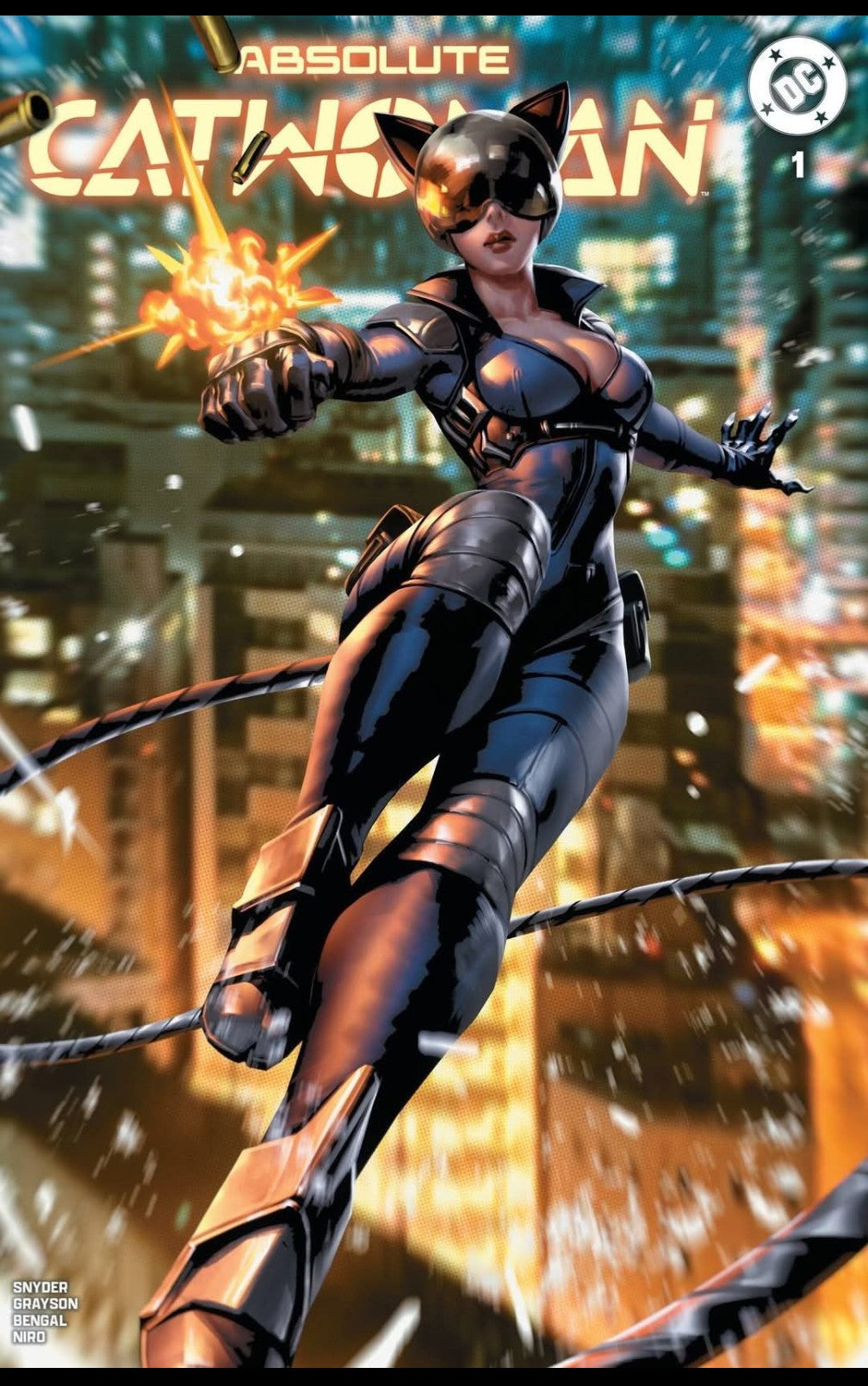 Absolute Catwoman #1 art by Derrick chew