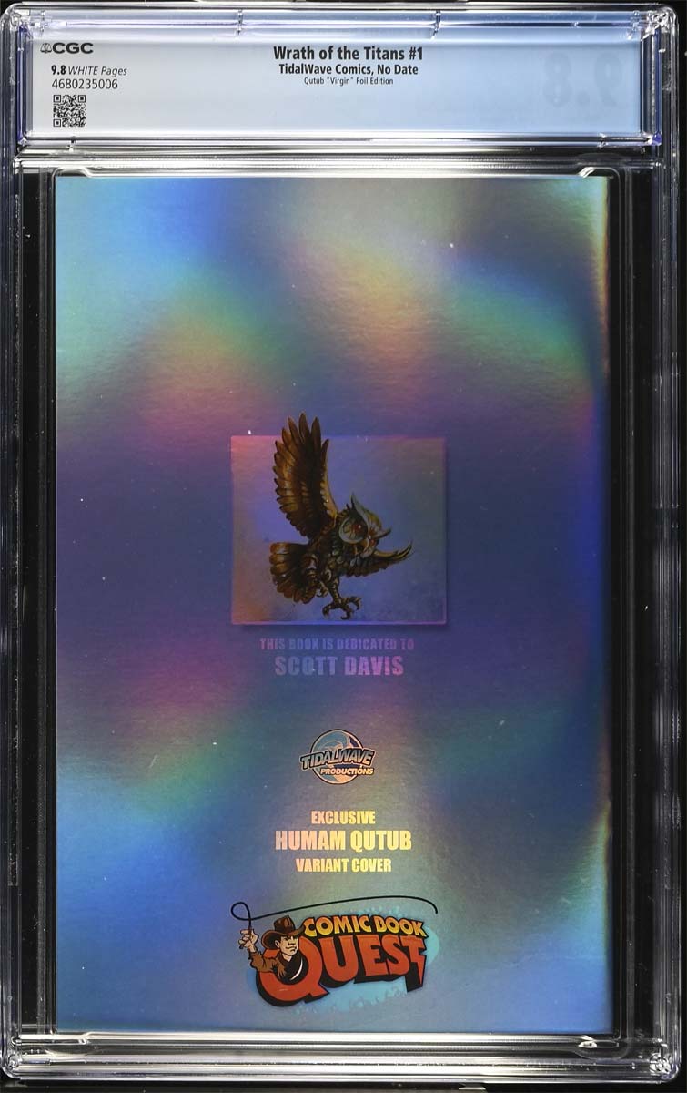 Wrath of the Titans #1 CGC 9.8 Humam Qutub Foil Variant #1/20